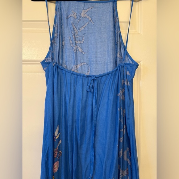 Free People Embrace It Floral Print Square Neck Maxi Dress Size Small - Picture 5 of 10